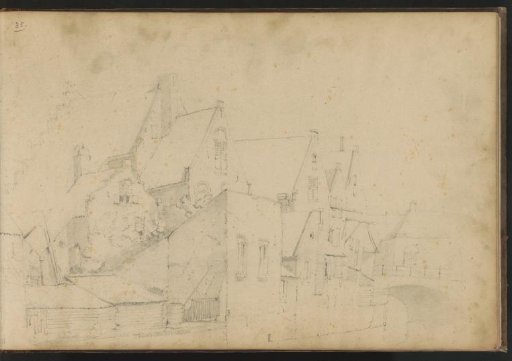 Houses along a canal in Oudewater