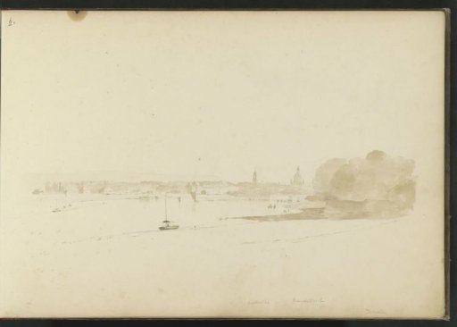 View of Dresden on the Elbe