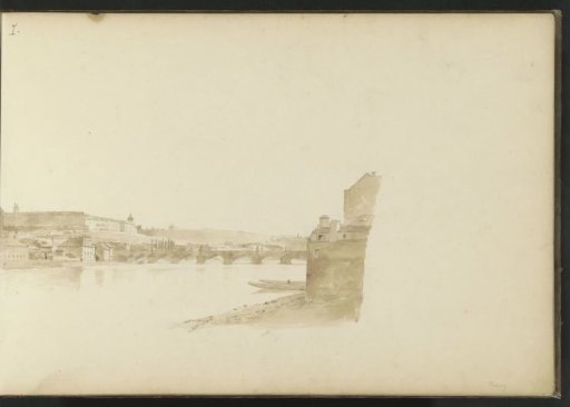 View of Prague with the Charles Bridge over the Vltava