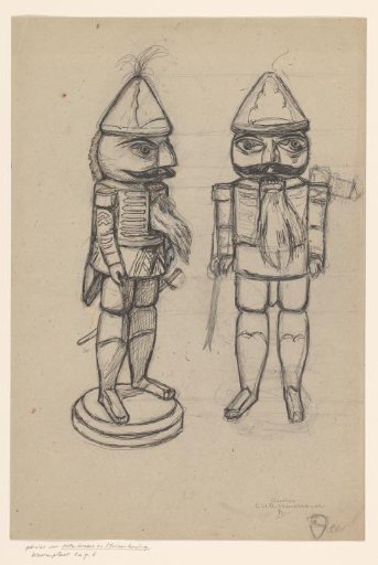 Front and side view of the Nutcracker