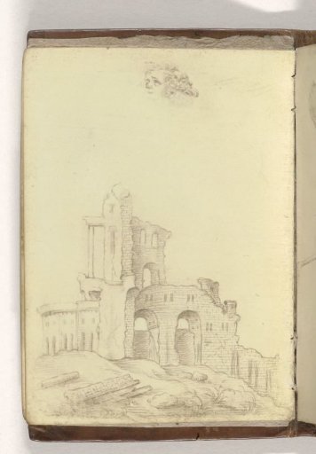 Sketch of a Ruin and Head of a Child