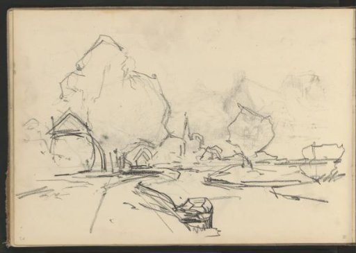 Village on a waterfront