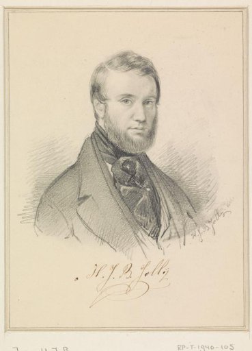 Self-portrait of Henri Jean Baptiste Jolly