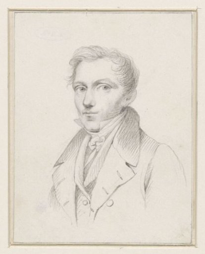 Self-portrait (?) of Bartholomeus Johannes van Hove