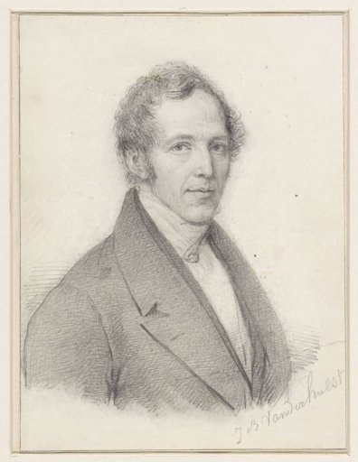 Self-portrait of Jean-Baptiste Van der Hulst