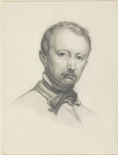 Self-portrait of Jan Hendrik van de Laar