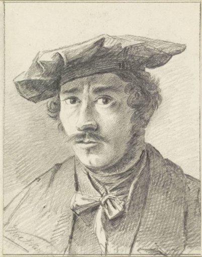Self-Portrait of Marinus Adrianus Koekkoek