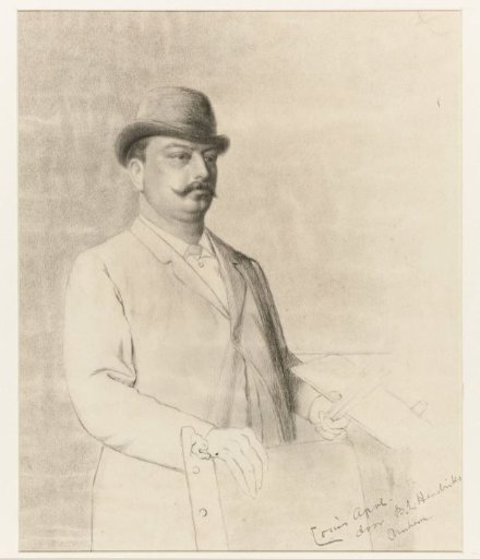 Portrait of Lodewijk Franciscus Hendrik Apol.