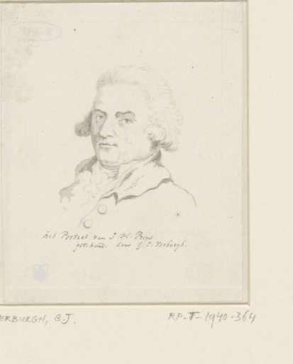 Portrait of Johannes Huibert Prins