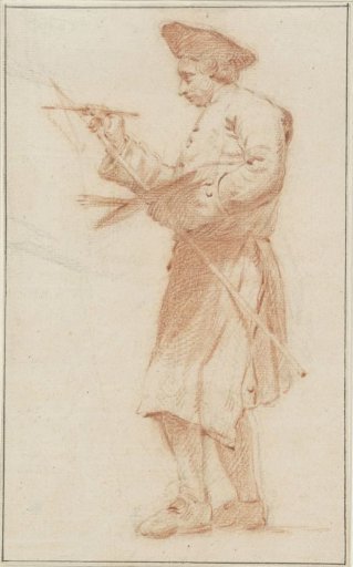 Self-portrait of Leendert Overbeek