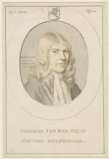 Self-portrait of Thomas van der Wilt