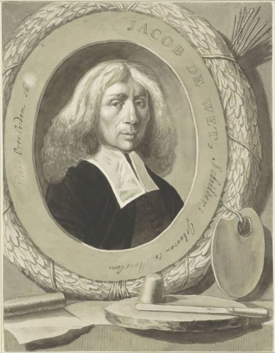 Portrait of the painter Jacob de Wet (the Elder)