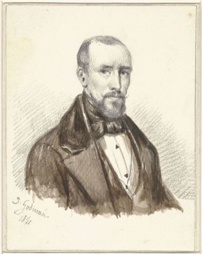 Self-portrait of Jacobus Ludovicus Godinau