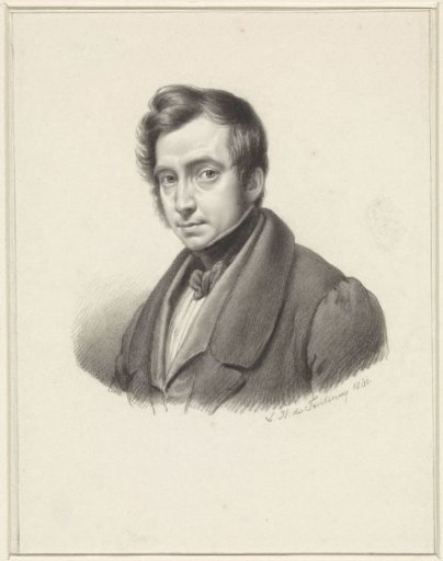 Self-portrait of Louis Henry de Fontenay