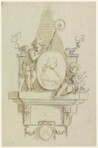 Design for a Tomb Monument for an Abbot or Bishop