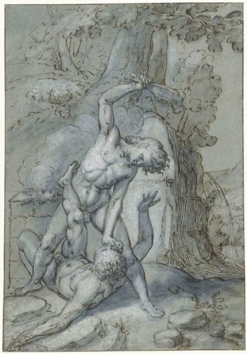 Cain kills Abel