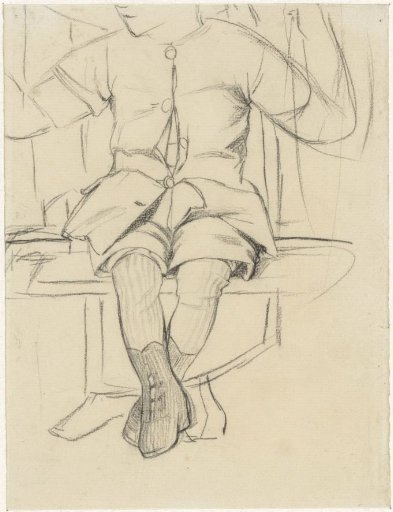 Seated boy