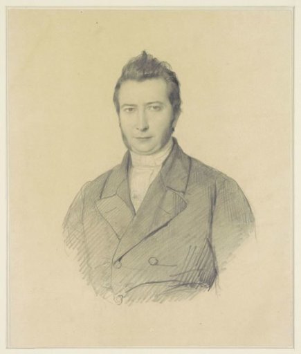 Portrait of the writer Jan Jacob Lodewijk ten Kate