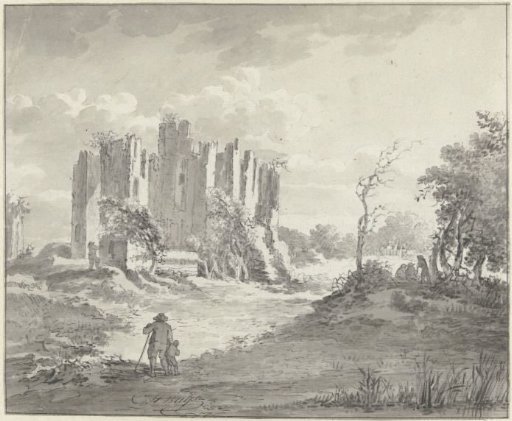 Landscape with Ruins and Some Peasants