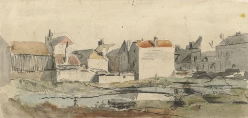 Exterior of a town under construction