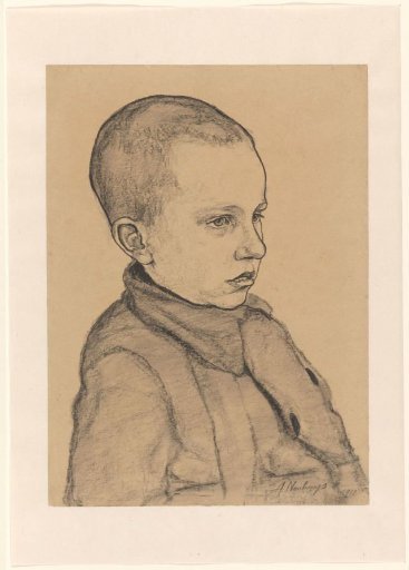 Portrait of a Boy, Facing Right