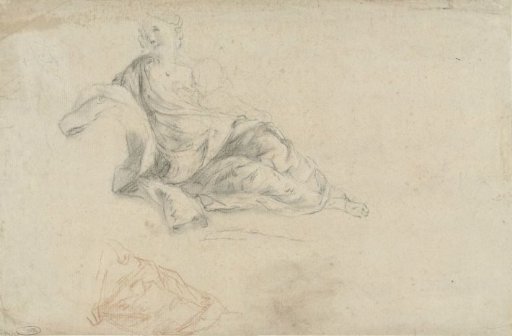Sketches of a Reclining Woman with a Child at the Breast