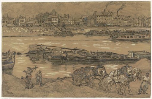 View of the Bank of the Seine