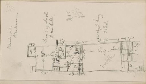 Floor plan of a house
