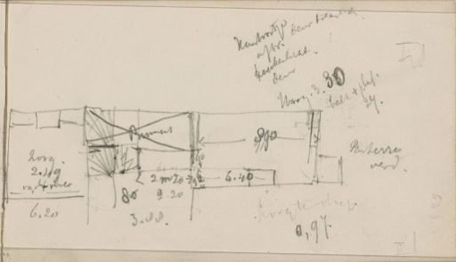 Floor plan of a house