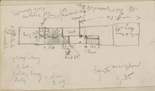 Floor plan of a dwelling