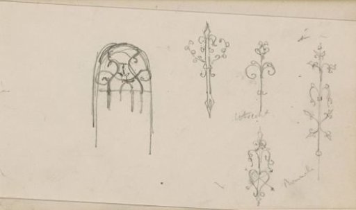 Church window and ornaments