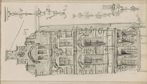 Facade of a building from 1619 at Utrecht