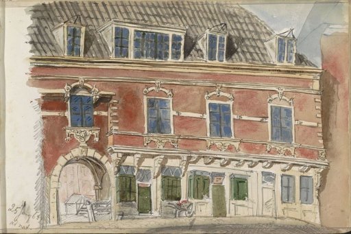 Facade of a building in Dutch Renaissance style