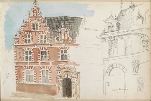 Town hall and weigh house in Hoorn