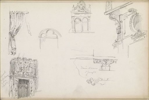 Chimneypiece from Château Arnay-le-Duc in Côte-d'Or
