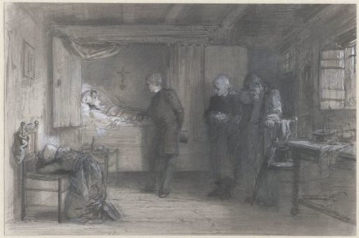 Witse at the bedside of Barte from Doctor Love and Sorrow