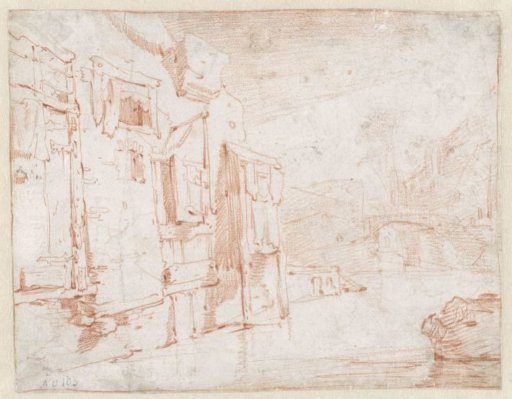Dilapidated Buildings beside Water