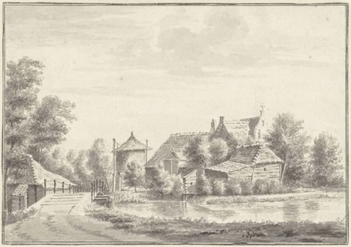 View of the monastery at Slingeland