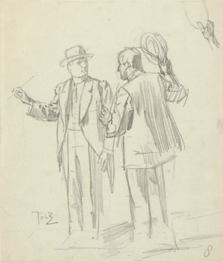 Two standing men