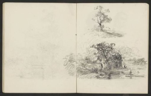 Tree and a house in the countryside