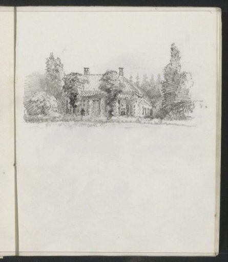 Country house among the trees