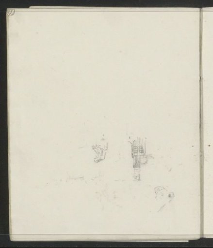 Figure and a study, presumably of a window