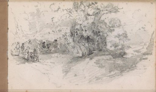 Landscape with Trees and Shrubs