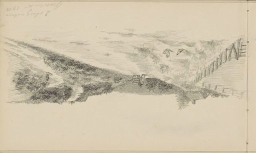 Landscape with figures and a farmhouse near Groesbeek