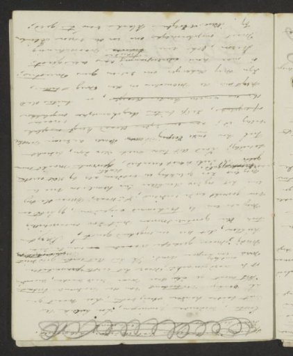 Notes, partly crossed out
