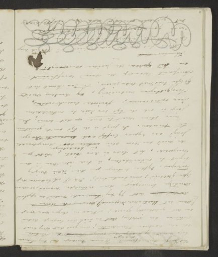 Notes, partly crossed out