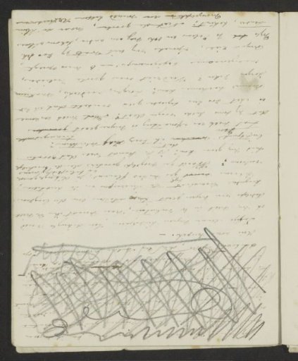 Notes, partly crossed out
