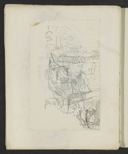 Study, probably a landscape with trees
