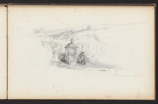 Chapel in a landscape near Königswinter