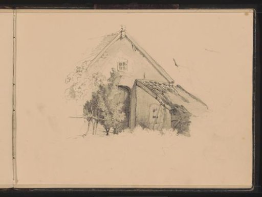 Country house with a barn